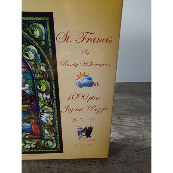 St. Francis 1000 pc Jigsaw Puzzle 20 x 27  sunsout - Picture 2 of 3